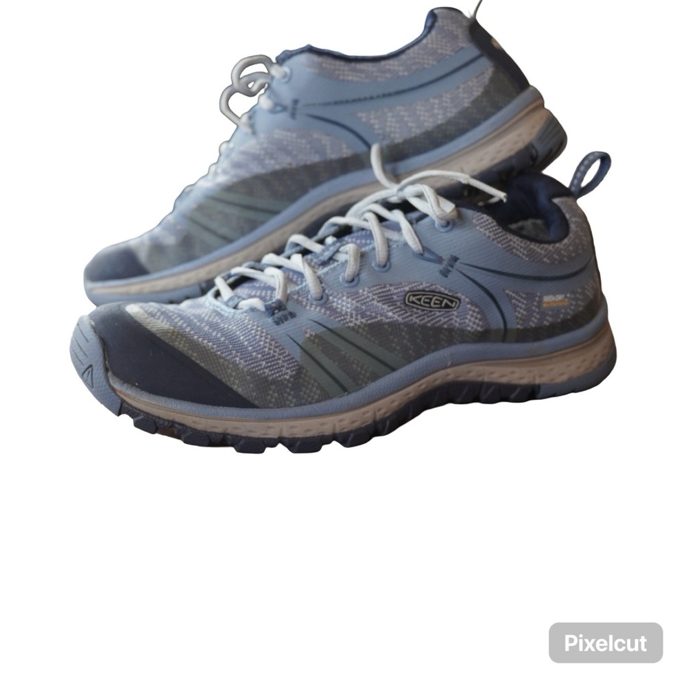 Keen Terradora Waterproof Hiking Shoes Women's Size 6 1/2 Blue Gray Trail - Picture 2 of 10